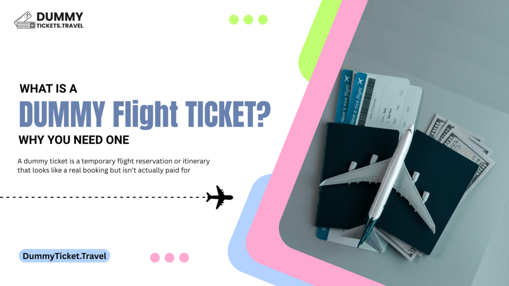 What is dummy ticket blog banner
