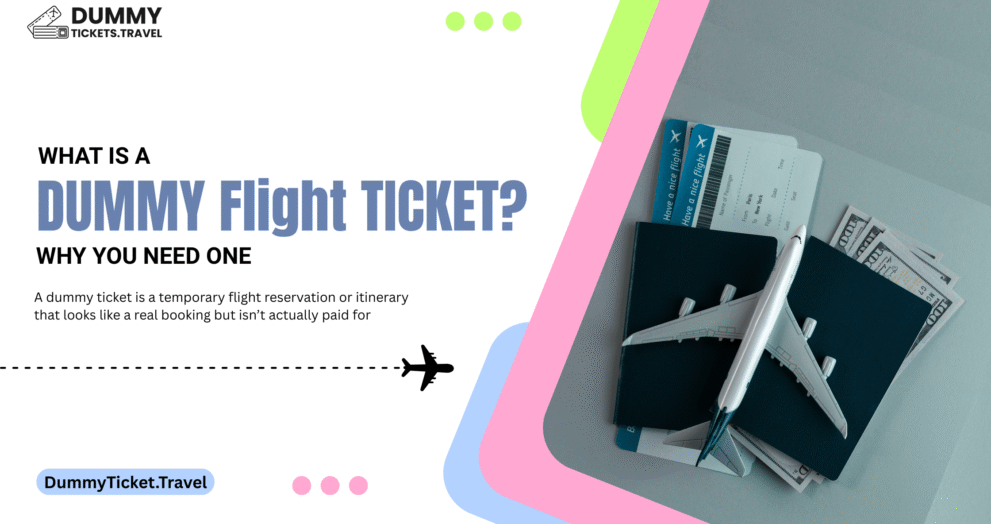 What is dummy ticket blog banner