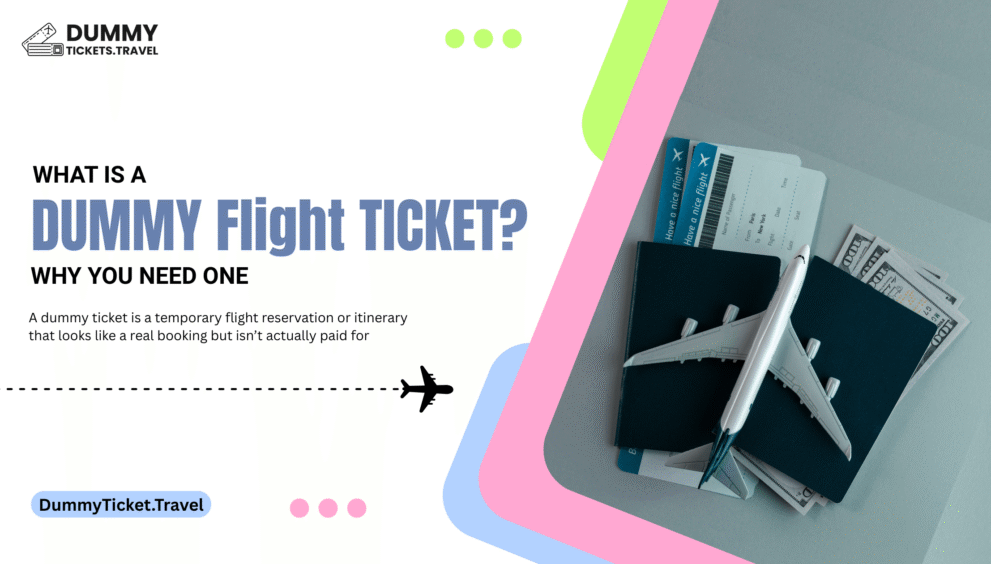 What is dummy ticket blog banner
