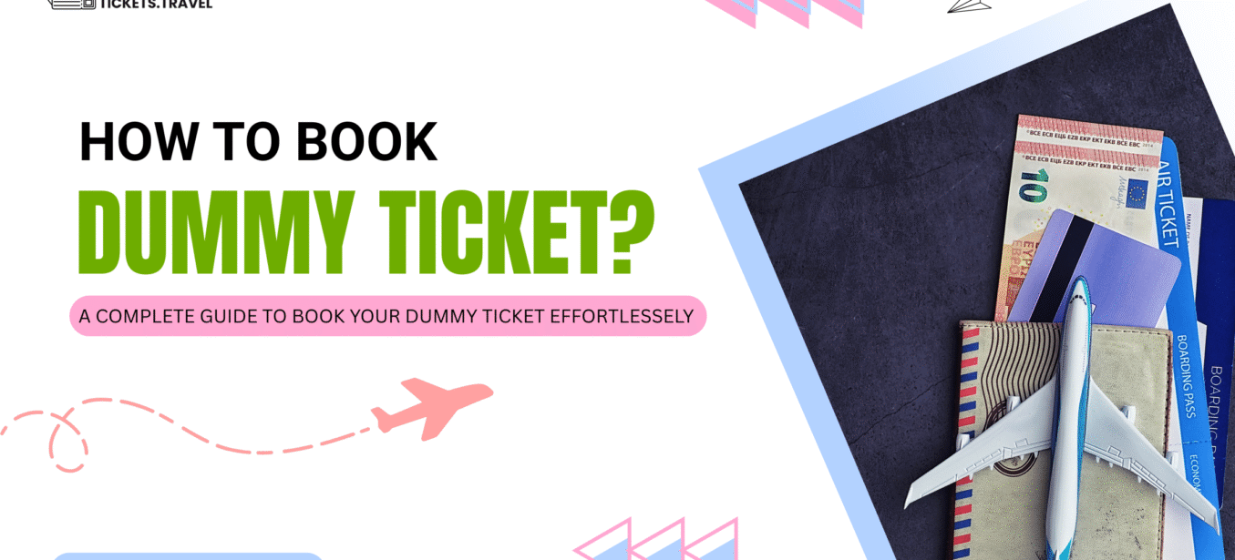 How to Book Dummy Flight Ticket for free