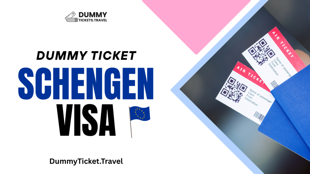 dummy ticket for Schengen visa