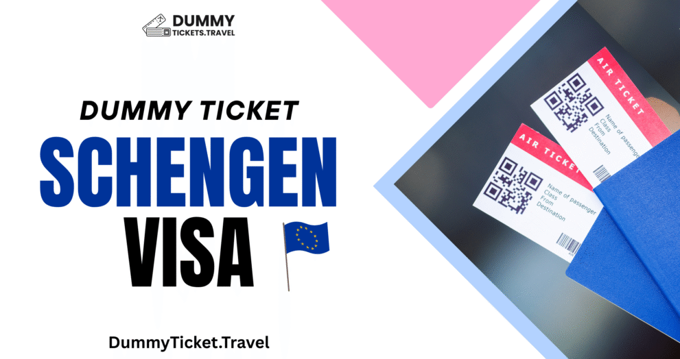 dummy ticket for Schengen visa