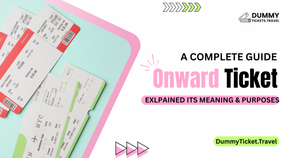 Onward Ticket meaning