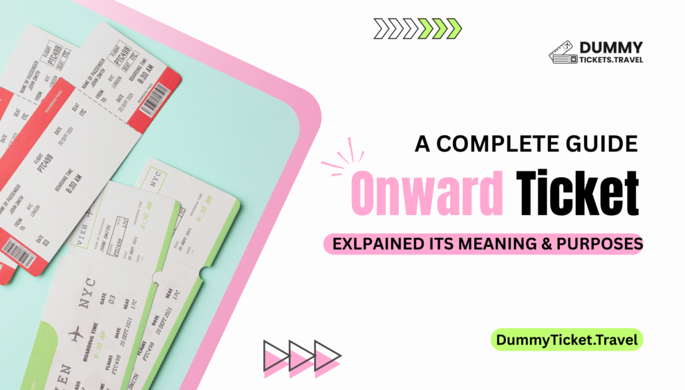 Onward Ticket meaning