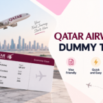 Qatar Airwasy Dummy Ticket